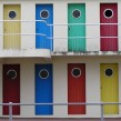 Portes colorées