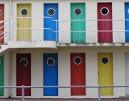Portes colorées