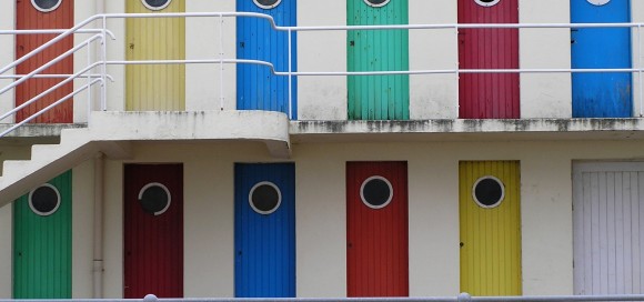 Portes colorées