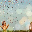 Pluie de confettis