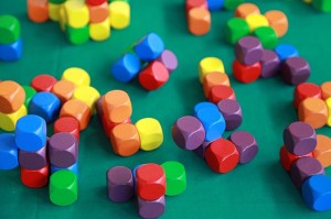 Dés de couleur